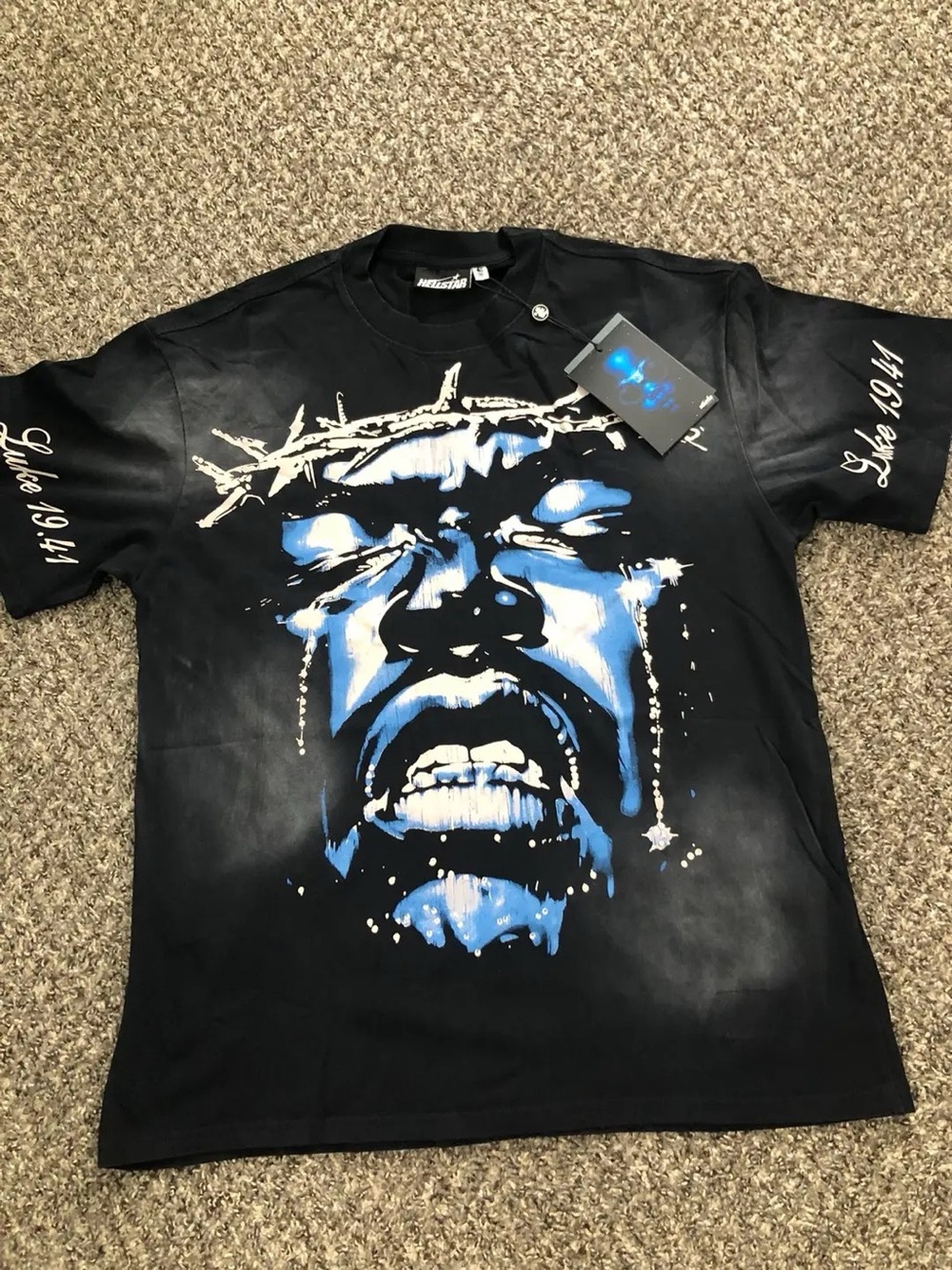 Hellstar Graphic T-Shirt Men’s Size M Streetwear Black Tee